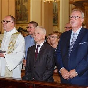 Pfarrer Kapitular-Kan. KonsR Mag. Wolfgang Schnölzer, Pastoralvorstand Dipl.-PAss. Kurt Seifriedsberger und Verwaltungsvorstand Mag. Eduard Jungwirth.