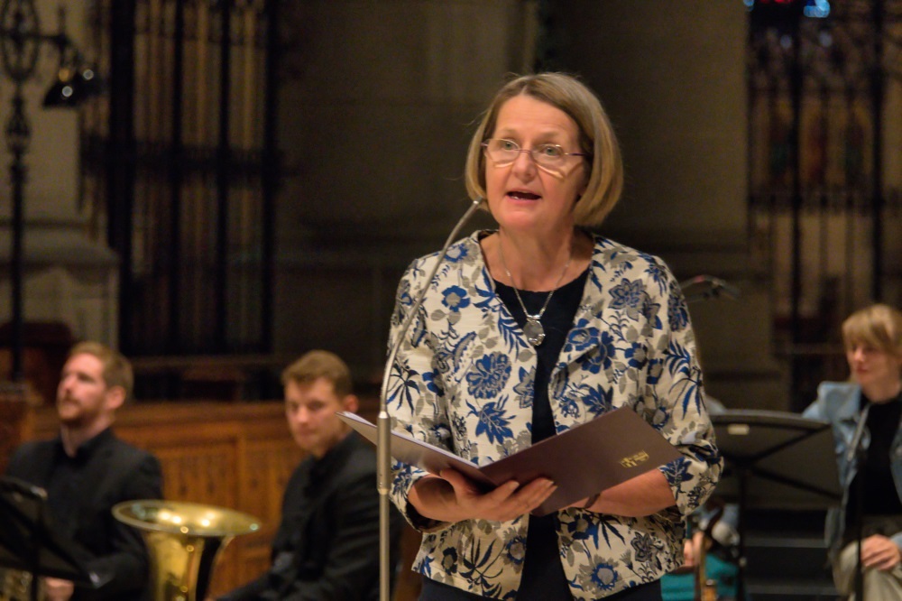 die ehemalige Direktorin der Pastoralen Berufe in der Diözese Linz, Frau Mag.a Brigitte Gruber-Aichberger bei der Sendungsfeier 2019 im Linzer Mariendom